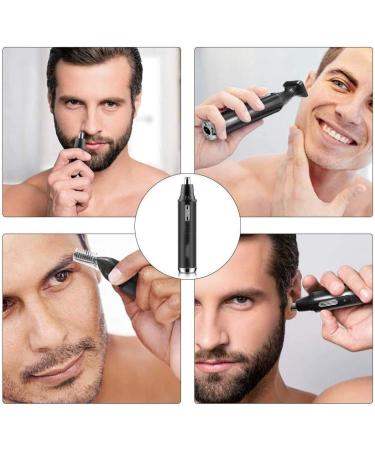 Professional 4 in 1 Nose and Ear Hair Trimmer - Painless Stainless Steel Remover for Men & Women - Waterproof Dual Edge Blades - Buy Online on GoSupps.com