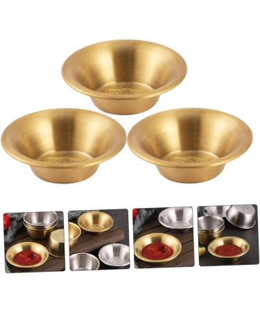 ABOOFAN 15 Pcs Western Restaurant Steak Sauce Dressing Cup Steak Seasonings Mini Containers Small Food Containers Seasoning Dishes Container for Food Stainless Steel Measuring Cup Dip 6.5X3.5X2CMx5pcs Goldenx5pcs - Buy Online on GoSupps.com