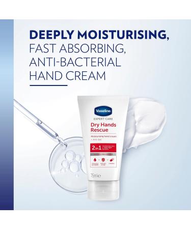 HAND CREAM Vaseline Anti-Bac Intensive Care Hand Cream 75ml - Buy Online on GoSupps.com