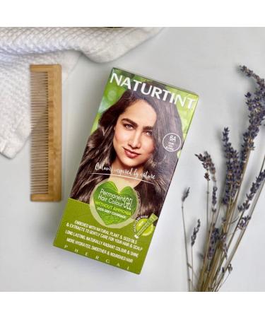 Naturtint Permanent Hair Color 6A Dark Ash Blonde - Ammonia-Free, Vegan, Cruelty-Free | Up to 100% Gray Coverage | Long-Lasting Results - Buy Online on GoSupps.com