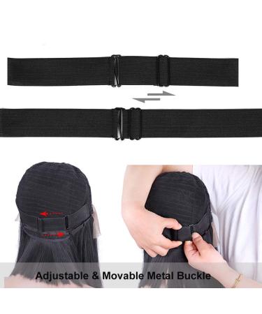 PIESOYRI 5PCS Adjustable Elastic Bands for Wigs - 1.4 x 14 Inches - Wide Elastic Bands for Edges - Wig Straps for Wig Making - Size 3.5 CM - Buy Online on GoSupps.com