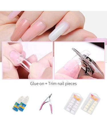 BaiSidaII 5in1 Nail Art DIY Set | Basic French Nail Tip Clipper, Glue & Tools - Buy Online on GoSupps.com