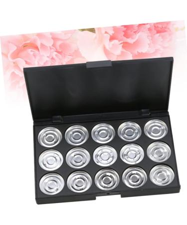 OHPHCALL 2pcs 15 Empty Cosmetic Empty Eyeshadow Case Empty Makeup Travel Makeup Case Estuche De Maquillaje mediumx2pcs Silverx2pcs - Buy Online on GoSupps.com
