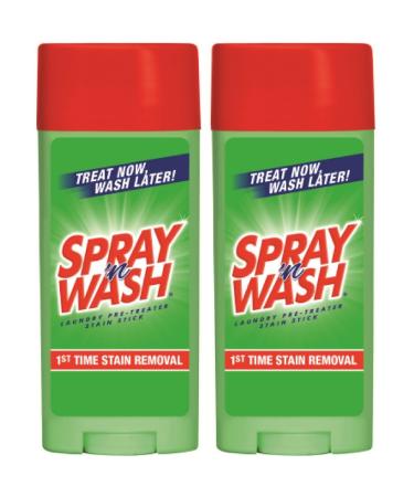 Spray 'n Wash Laundry Stain Removal Pre-Treater Stain Stick (Pack of 2)
