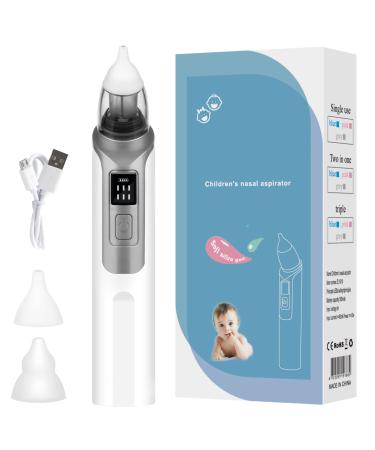 Baby Nasal Aspirator Electric Nose Sucker Baby Nose Sucker  Baby Nose Cleaner Rechargeable Nasal Aspirator for Toddler and Newborns Booger Sucker 6 Levels of Suction.