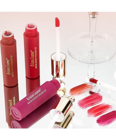 Heart Lipstick Love Water Mirror Lip Tint - Long-lasting & Moisturizing Red Pink Lip Glaze | 8 Colors High Pigment Liquid Lip Gloss - Portable Creamy Makeup - Buy Online on GoSupps.com