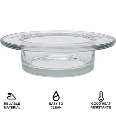 CLKONKA Replacement Wax Warmer Bowl - Durable Glass for Wax Melts - Fits Most Warmers - Round Shape - Ideal for Home Fragrance - Buy Online on GoSupps.com