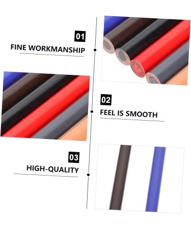 FOMIYES 6pcs Eyebrow Pencil Lip Liner Set Waterproof Lip Liner Peel- off Brow Pencil Beauty Salon Pen Suite - Buy Online on GoSupps.com