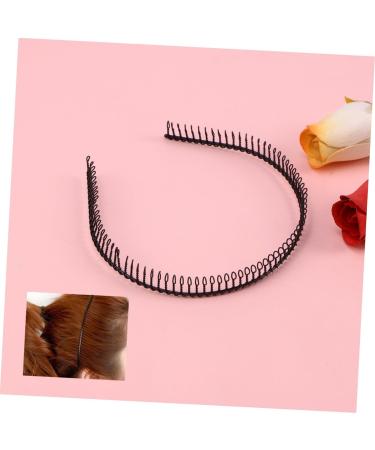 FRCOLOR Hair Band for Men Mens Headbands Princess Dresses for Girls Hair Jewels for Women Hair Accessories for Black Scrunchies Hair Bands Metal Teeth Comb Hair Piece Man Running - Buy Online on GoSupps.com