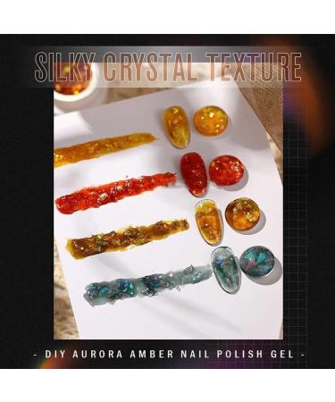 8 ml DIY Aurora Bernstein Nail Polish Gel - Reflective Glitter & Soak Off LED UV Gel for Unique Shiny Nails | International Shipping - Buy Online on GoSupps.com