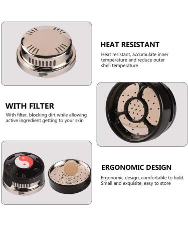 Faruta MOXA Rod Burner - Stainless Steel Moxibustion Healing Box (2 Pieces) - Portable Moxa Stripes & Cups - International Shipping - Buy Online on GoSupps.com