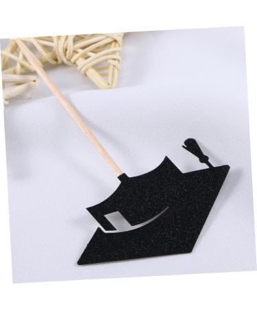 Alipis 18 Pcs Cupcake Topper Graduation Cap Topper Blaclight Party Supplies Blacklig Ken Doll Clothes Graduation Hats DIY Scratch off Cards Noire Cupcakes Graduation Cake Topper Props - Buy Online on GoSupps.com