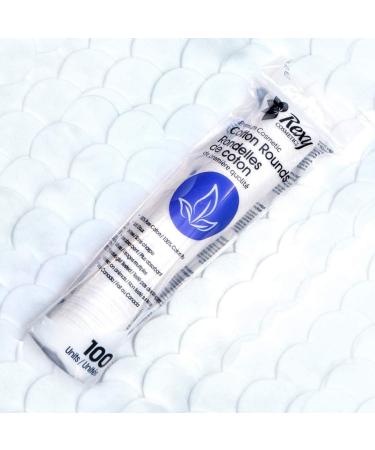 Cotton Pads for Face By Rexy Cosmetics (6 Pack) - Makeup Remover Pads - Made in Canada - 100% Pure Cotton Rounds Lint Free - Extra Absorbent Soft & Textured - Manufactured by Delon (2400 Count (Pack of 24)) - Buy Online on GoSupps.com