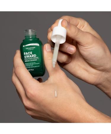 Shakeup Face Serum for Men - Anti-Aging Wrinkle & Blemish Control Vegan Skincare with Tiger Grass & Squalane 30ml - International Shipping Available - Buy Online on GoSupps.com