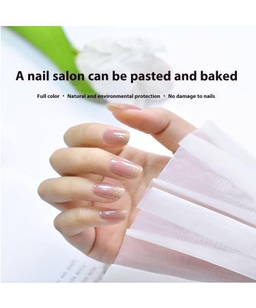 NOWFUNNY Semi Cured Gel Nail Strips Gel Nail Stickers Gel Nail Wraps Uv For Home Nails Diy 3d Nail Stickers Press On Gel Nails. (48 : Fade Fuchsia) - Buy Online on GoSupps.com