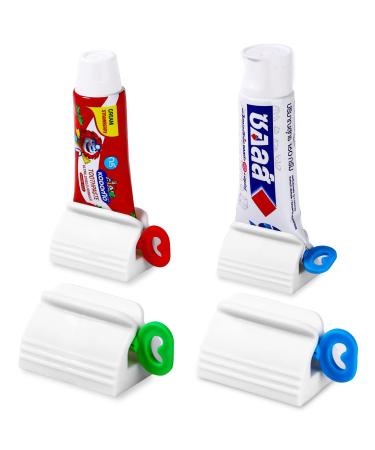 Toothpaste Squeezer, Set of 4 Rolling Toothpaste Squeezer, Simple and Practical, Kid Friendly
