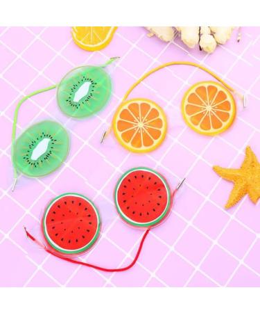 Fruit Themed Gel Eye Masks - Set of 3 | Hot/Cold Face Masks for Tired, Swollen, and Dry Eyes - Buy Online on GoSupps.com