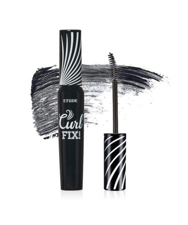 ETUDE Lash Perm Curl Fix Mascara #1 Black(21AD) | A curl fix mascara that keeps fine eyelashes powerfully curled up for 24 hours by ETUDE's own Curl 24H Technology #1 Black_21AD