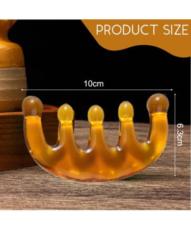 Massage Comb - Wide Tooth Head Massager & Acupuncture Tool for Fatigue Relief | Gua Sha Massaging Comb - Buy Online on GoSupps.com