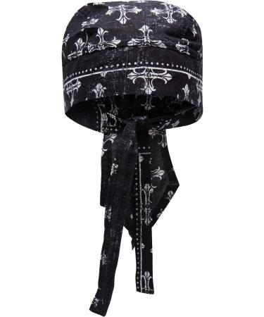 Elephant Brand Skull Caps - 100% Cotton Pack of 3 Biker Hats in Patterned & Plain Colors - Buy Online on GoSupps.com