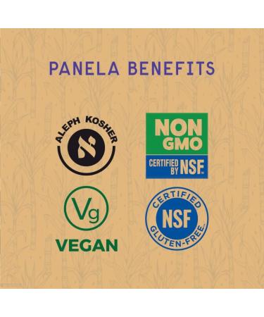 Panela Brown Contains Natural Minerals Organic Jaggery Unrefined Whole Cane Juice Suitable for Vegans GMO Free Better Than Sugar | Pack of 2 (500g) 500 g (Pack of 2) - Buy Online on GoSupps.com