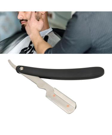 Professional Foldable Stainless Steel Beard Blade Holder | Durable Razor with Straight Edge for Precision Grooming - Buy Online on GoSupps.com