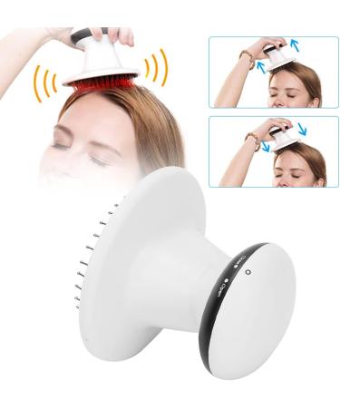 Buy Electrical Scalp Massager - Portable Head Massage Device for Hair Growth Stress Relief & Deep Cleaning - Reduce Hair Loss & Fatigue - Buy Online on GoSupps.com