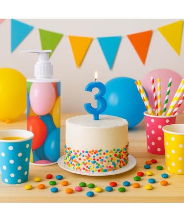 CUSTOM Labeled Happy Birthday Hand Soap Green Tea & Lemon Scent | Natural Paraben & Sulfate Free | 16 oz Pump Bottle | Made in USA - Buy Online on GoSupps.com