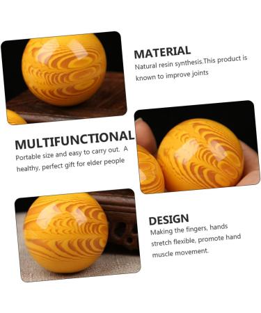 Gleavi 2ST Health Ball - Seeweide Finger Muscle Coach & Body Massage Quartz Baoding Bath Balls | Natural Resin Synthesis & Beeswax Yoga Massage Device - International Shipping Available - Buy Online on GoSupps.com