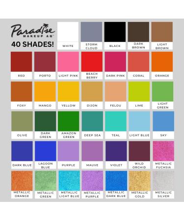 Mehron Paradise Makeup AQ - Beach Berry (7g) | International Shipping | High-Quality Face Paint - Buy Online on GoSupps.com