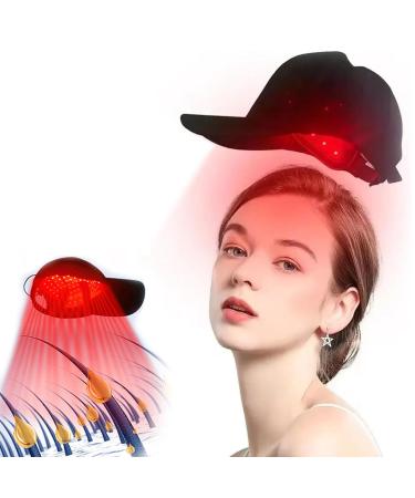 Chapeau De Croissance De Cheveux Portable Chapeau De Th rapie Par Lumi re Rouge LED Avec Perles De Lampe 82 LED Double Longueur D'onde 660 Nm Et 850 Nm Traitements Contre La Perte De Cheveux