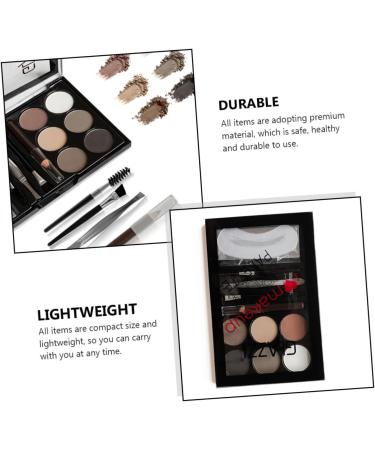 BELLIFFY 1 Set Eyebrow Powder Set Eyebrow Shaping Cosmetics Eyebrows Makeup Accessory Abs - Buy Online on GoSupps.com