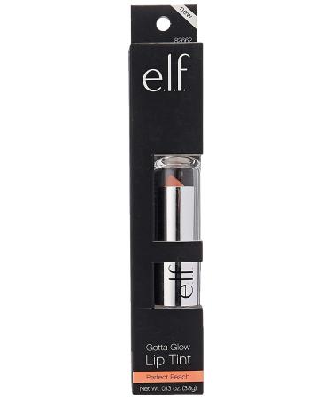 E.L.F. Gotta Glow Lip Tint - Perfect Peach 0.13 oz | Hydrating Color for Lively Lips - Buy Online on GoSupps.com