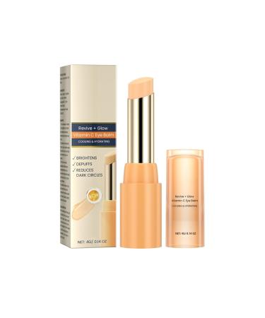 Eye Cream - Eye Balm - Contains Vitamin C, Vitamin C Eye Balm with Cream - Moisturizes, Brightens, Reduces Dark Circles and Firms Eye Area