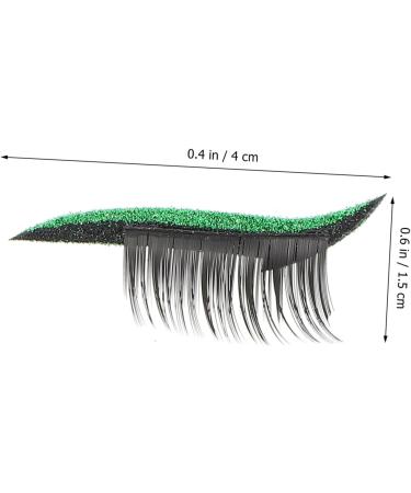 POPETPOP Reusable Eyeliner Sticker Eyelid Makeup Stickers 4x1.5cm Green - Buy Online on GoSupps.com