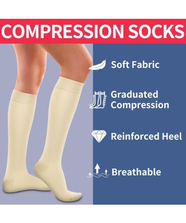 Buy Compression Socks for Men & Women | Ideal for Running Sports Travel | Assorted Sizes 12 SM - Buy Online on GoSupps.com