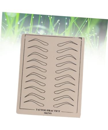 FOMIYES 18 Sheets Eyebrow Practice Skin Eyebrow Microblading Skin Fake Skin Cosmetic 6 Pcsx3pcs Picture 1x3pcs - Buy Online on GoSupps.com