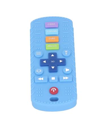 Baby Control Teething Toy Silicone Odorless Relieve Anxiety Teething Toy WearResistant Home Hand Adjustment for Babies (Sky Blue)