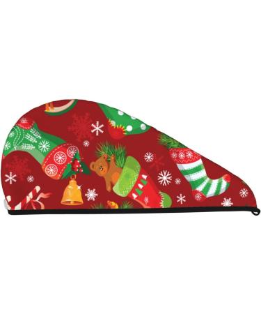Microfiber Hair Drying Cap - Soft & Absorbent Towel Wrap for Quick Drying Curly Long & Thick Hair | Perfect for X-Mas & New Year Gifts - Buy Online on GoSupps.com