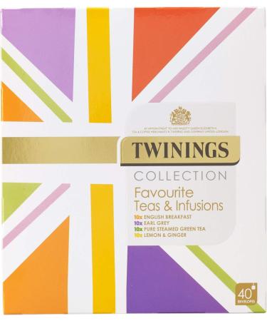 Twinings Favourite Collection Tea & Infusions Box - Best Selection of Favourites Tea & Infusions - Buy Online on GoSupps.com