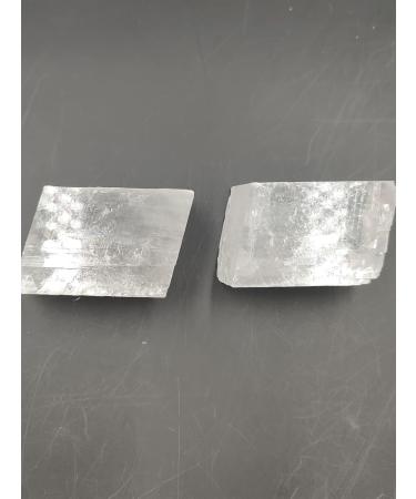 1pc Large Natural Optical Calcite Raw White Iceland Spar Specimen Quartz Crystal Stone (Size : 1pc Random 50-80g) - Buy Online on GoSupps.com