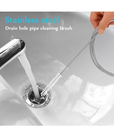 Cabilock Drain Straw Brush Set - 4 Flexible Grabber Claw Tools for Kitchen Sink Drain Cleaning - Effective Home Drain Cleaners - Buy Online on GoSupps.com
