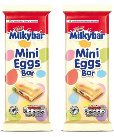 Milkybar Mini Eggs White Chocolate Bar 100g Chocolate Bundle Of 3 Easter Chocolate Gift By Experts Supplies - Buy Online on GoSupps.com