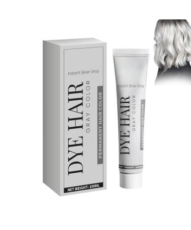 Coloration Instantan e Pour Cheveux Gris Cr me Colorante Professionnelle Lotion De Teinture Capillaire Instantan e Changer Facilement Les Couleurs Jetable Pour Cheveux Gris Argent
