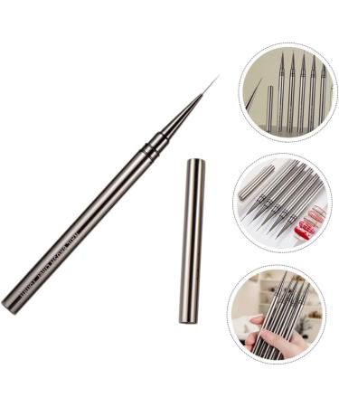 DRESSOOS Nail Art Drawing Pen Nail Painting Brush Manicure Drawing Tool Nail Line Pens Manicure Painting Nail Art Supplies Manicure Liner Manicure Tools Nail Art Liner Pen Nails Brush Pen 18.00X1.00X1.00CM As Shown 2 - Buy Online on GoSupps.com