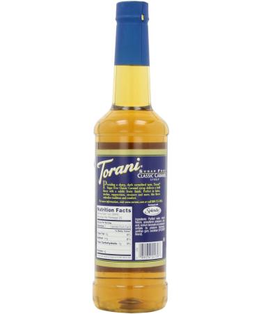 Torani Sugar Free French Vanilla Flavour Syrup 750ml & Sugar Free Caramel Classic Syrup Pet Bottle 750 milliliters - Buy Online on GoSupps.com