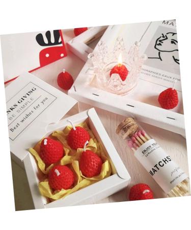 Valentine's Day Scented Candle - Strawberry Fragrance | Perfect Gift for Girlfriends | Boxed Candle for Romantic Moments - Buy Online on GoSupps.com