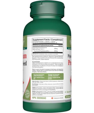 VORST Premium Grape Seed Extract 300mg With 120:1 Extract Ratio (36000mg Raw Extract Equivalent) 60 Capsules | Includes 255mg Polyphenols | Powder Pills | 3 Bottles 60 count (Pack of 3) - Buy Online on GoSupps.com