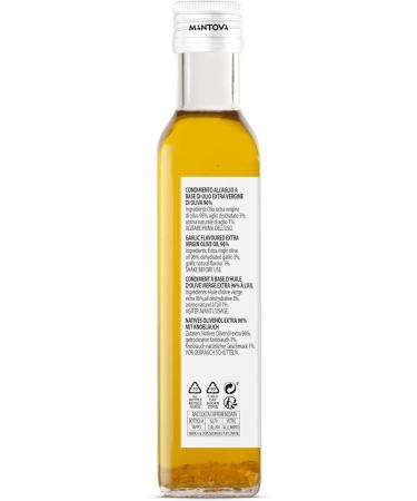 Extra Virgin Oil Flavored with Garlic - 100% Italian Product - Superior Grade Olive Oil - Cold Extract - Mantua since 1905 (Ailo) - Buy Online on GoSupps.com