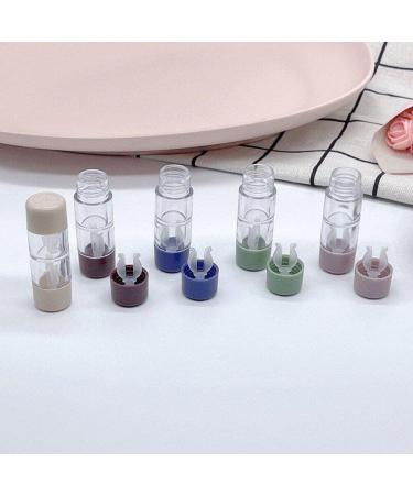 5pcs Colored Contact Lenses Case Set | Travel Kit for Eye Contacts | L&R Lens Container - Buy Online on GoSupps.com